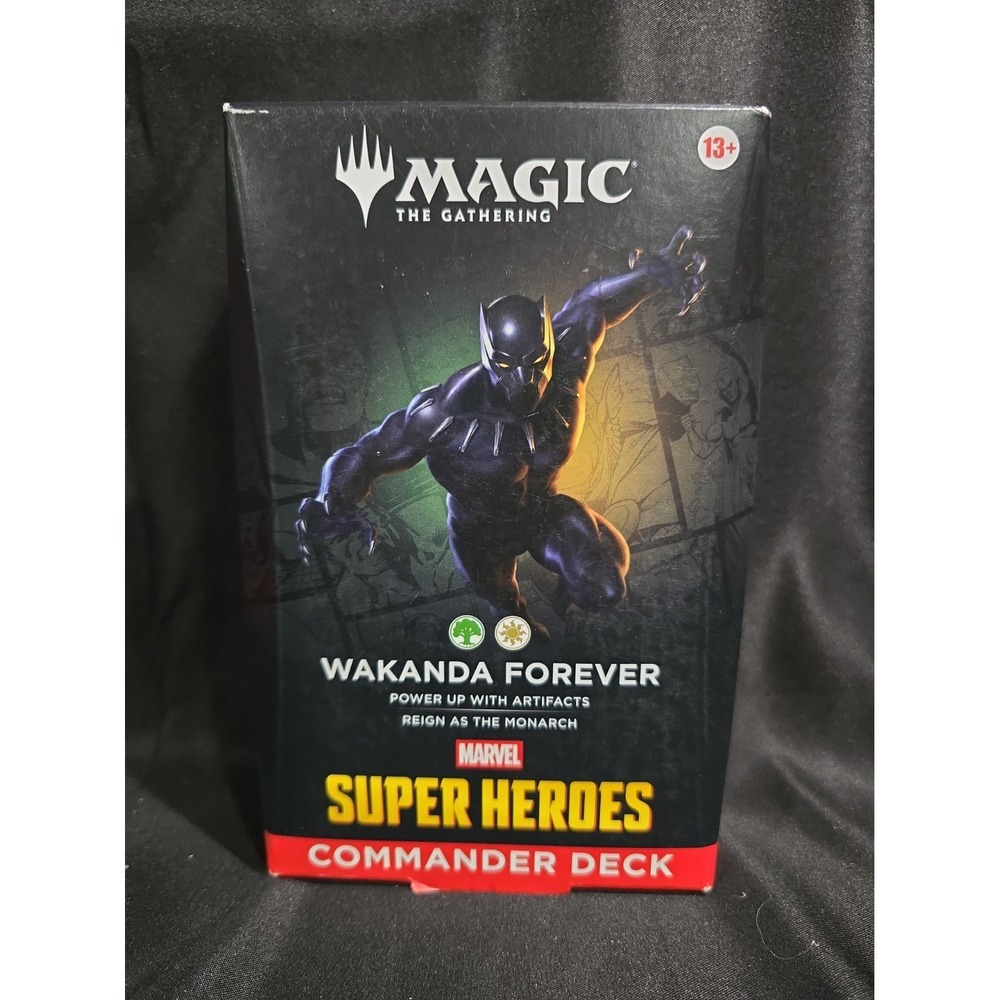Magic The Gathering Marvel Super Heroes Wakanda Forever Commander Deck 2025 NEW